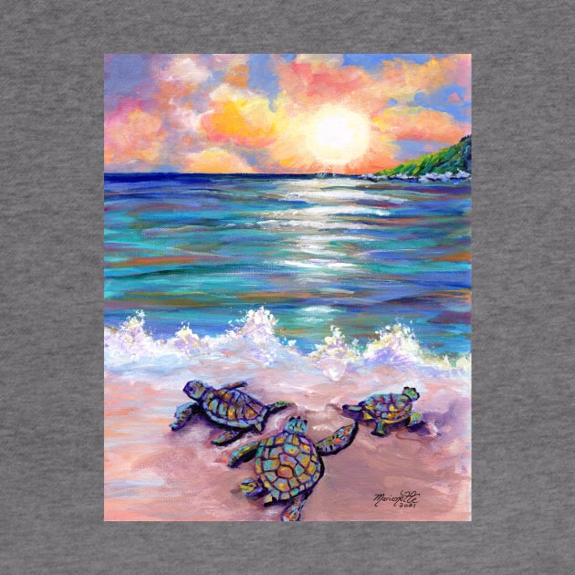 Baby Sea Turtles by KauaiArtist